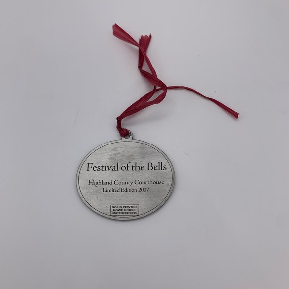 HOWE HOUSE LIMITED ED. Festival Of The Bells Highland County Courthouse Ornament - Picture 4 of 6